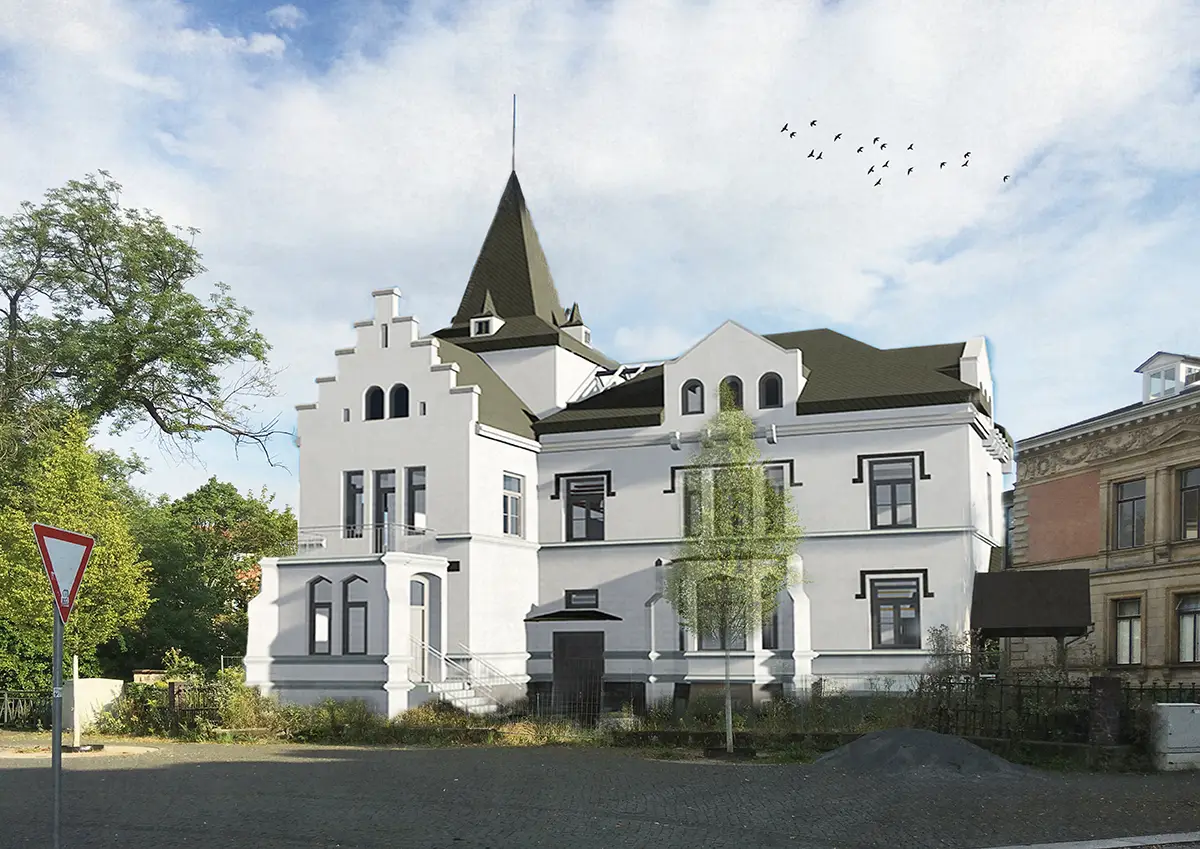 Sanierung historische Villa Visualisierung